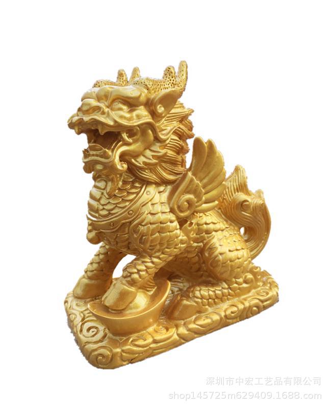 开光麒麟摆件镇宅化煞辟邪送子防小人家居风水装饰摆设中国风