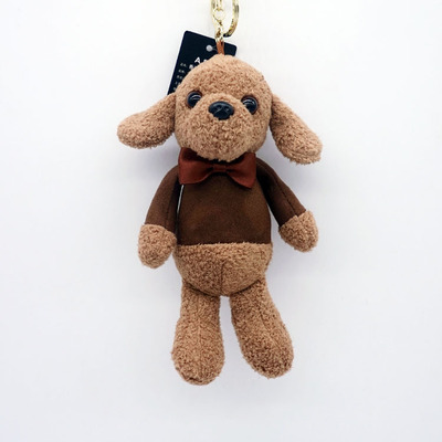 领带熊钥匙扣关节小熊领结毛绒公仔熊包包小挂件厂家定制