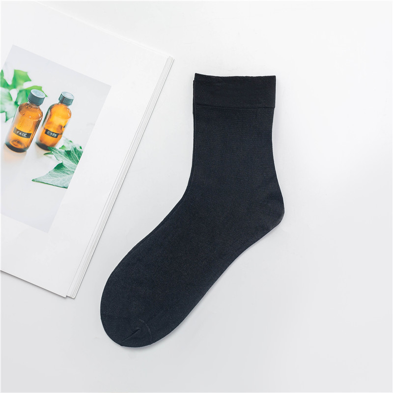 Men's Business Stockings Summer Sweat Absorbing Bending Plate with Heel Socks Short Stockings Stall Supply Wholesale