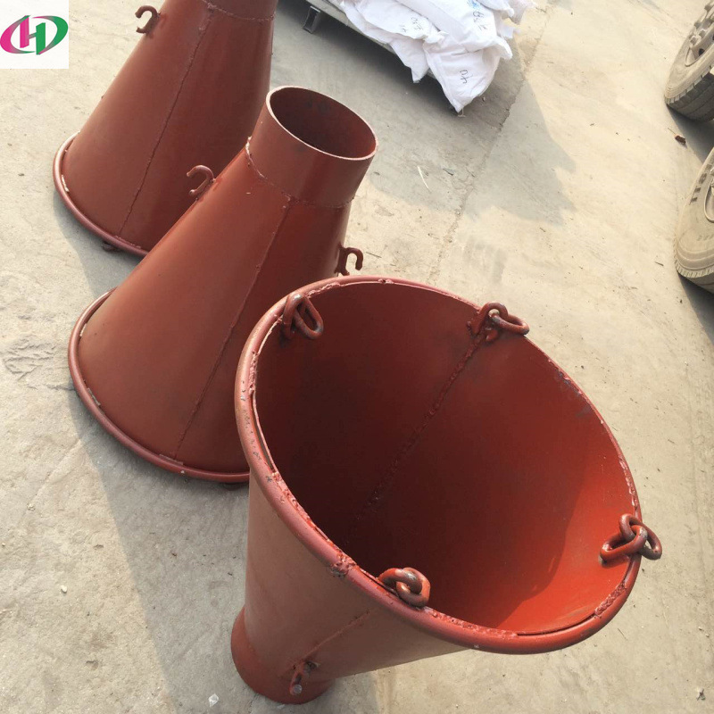 高空浇筑混凝土串筒 锰钢链条挂接串筒料斗 上口大下口小串筒