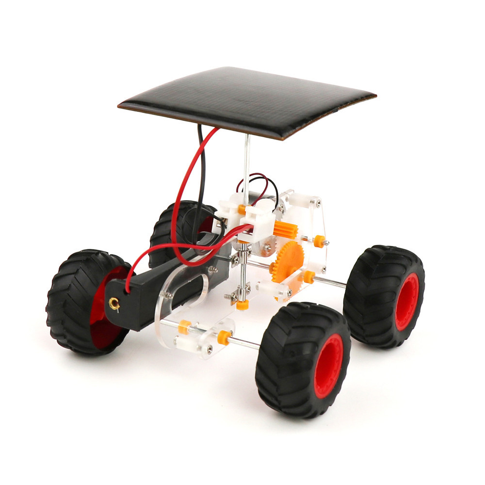 太阳能混合动力diy小车手工电动机械汽车科技小制作实验玩具物理