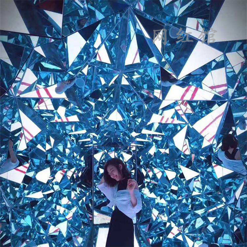 镜花宫 呼吸森林 镜子迷宫设计 无动力游乐设备 科技网红馆
