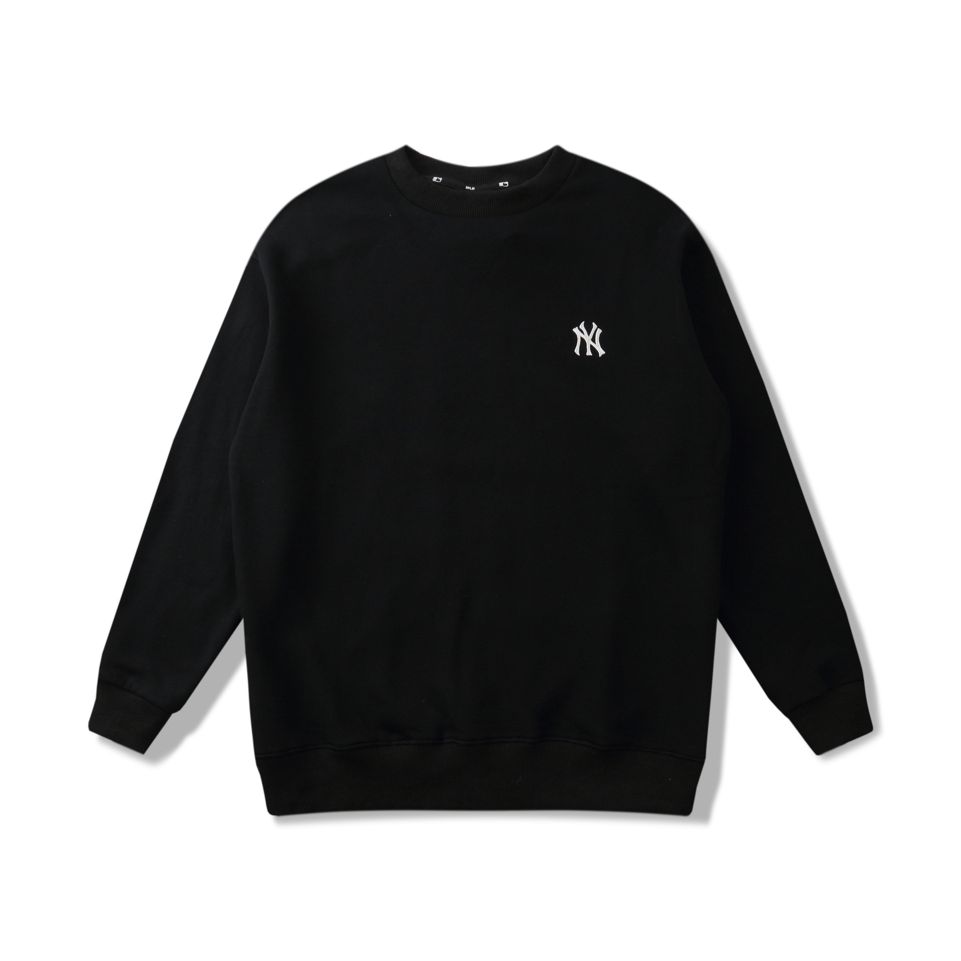 20秋款韩国潮牌mlb圆领卫衣 新款la小标刺绣ny洋基队情侣薄款卫衣