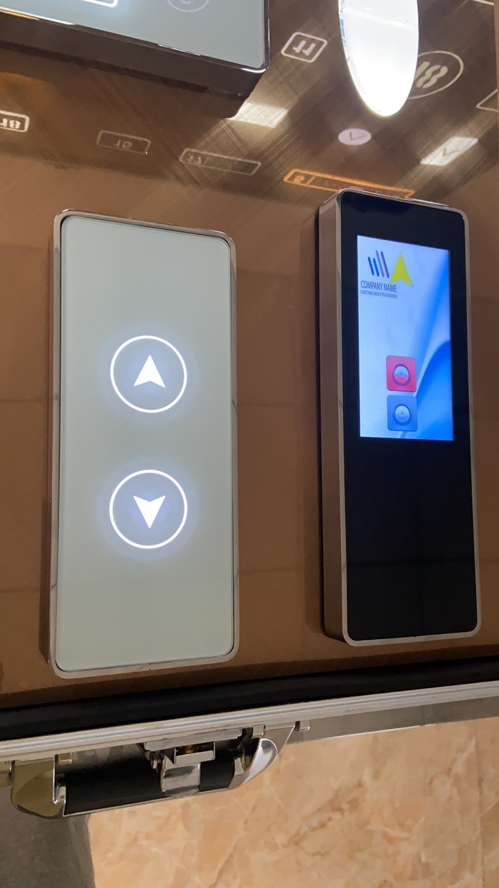 电梯玻璃外呼面板/电梯玻璃外呼/电梯触摸外呼面板/电梯外呼盒