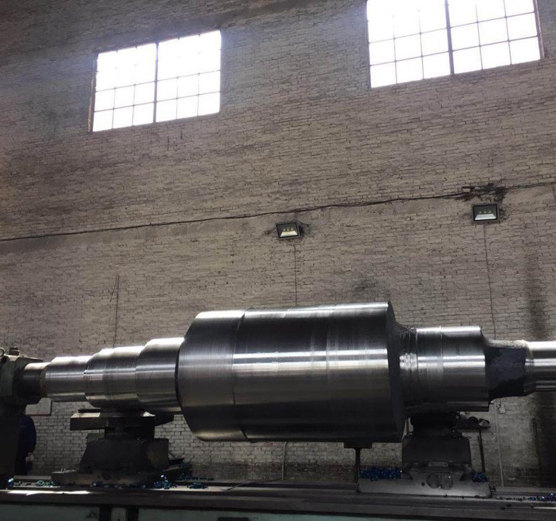 辊道辊锻件挤压机轧机辊道轴锻件轧辊轴支撑辊机械加工来图加工