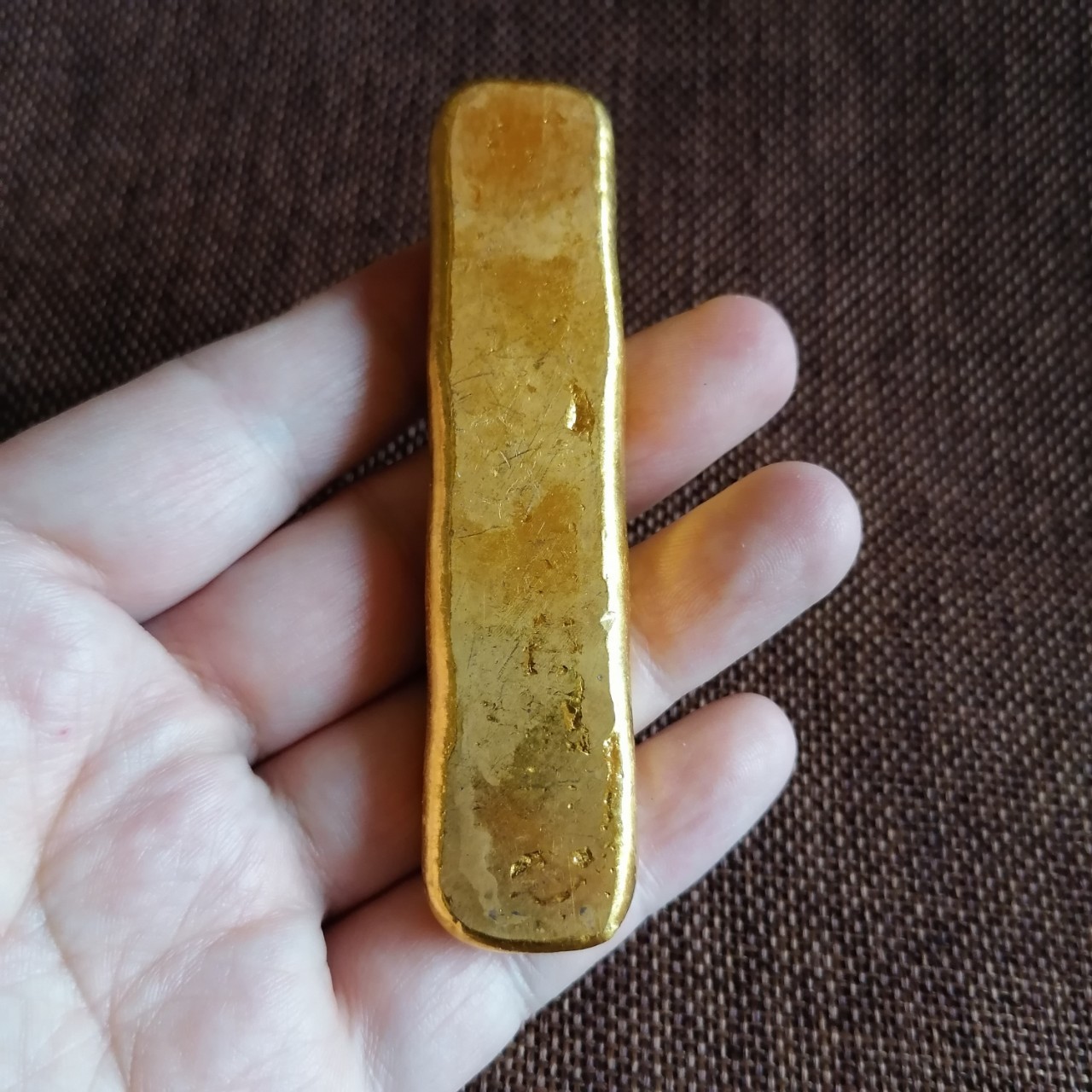 仿古古董古玩金锭 康熙四年造寿字金锭金条金元宝 厂家批发