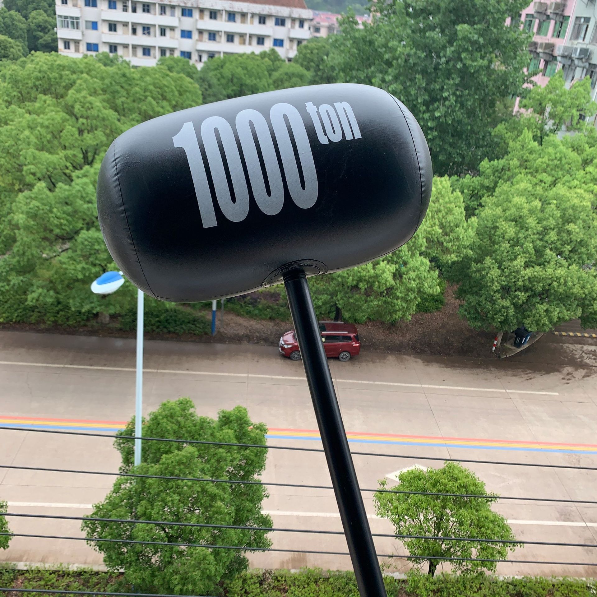 充气玩具锤子充气大千吨锤1000锤子充气1000吨锤子大号千吨锤
