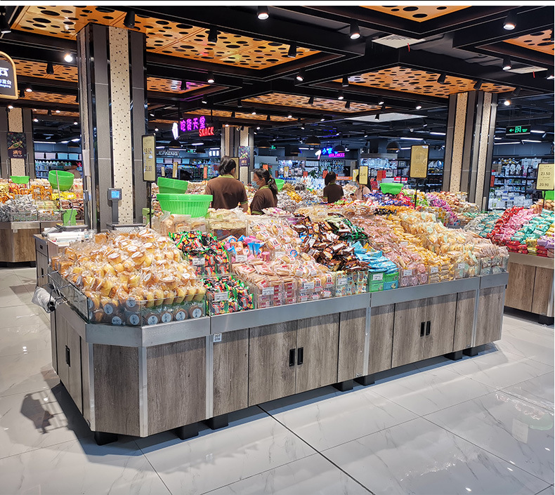 散称柜超市散货柜散称散装食品零食货架便利店糖果柜干果柜干货柜