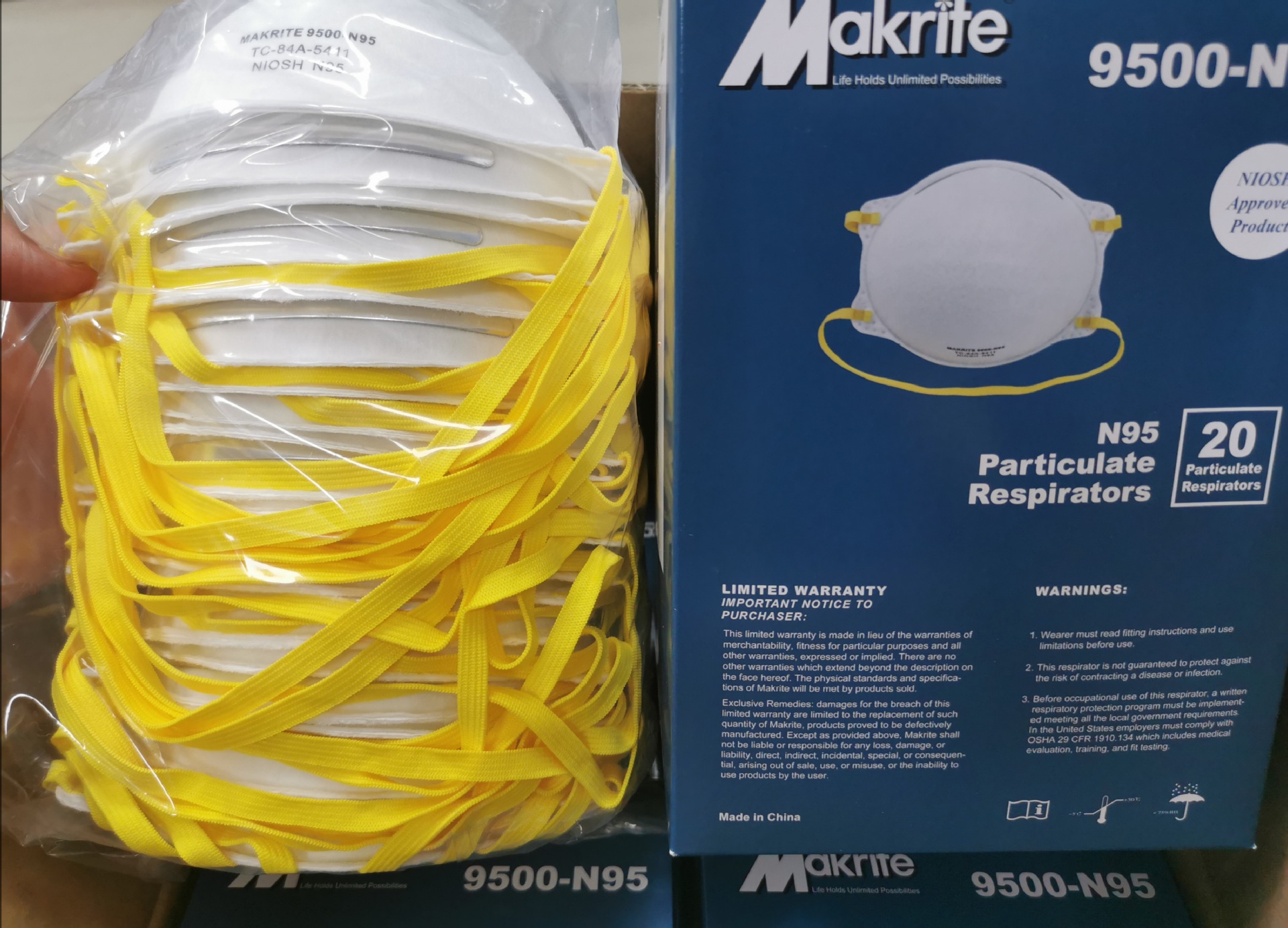 makrite niosh 认证麦特瑞9500杯型防尘防雾霾防唾液n95口罩-阿里巴巴