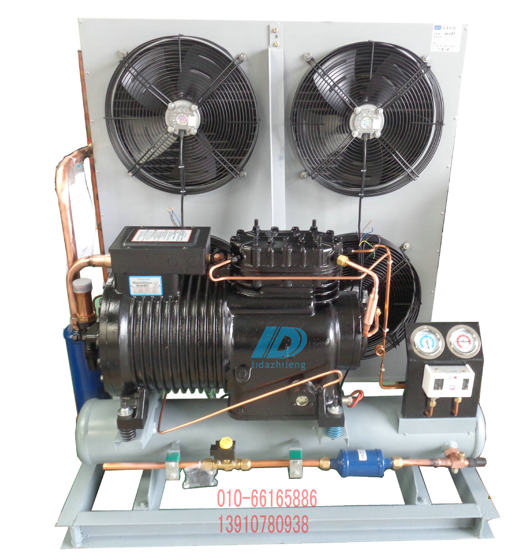 谷轮15匹冷库机组半封闭风冷式制冷压缩机机组保鲜库冷冻库