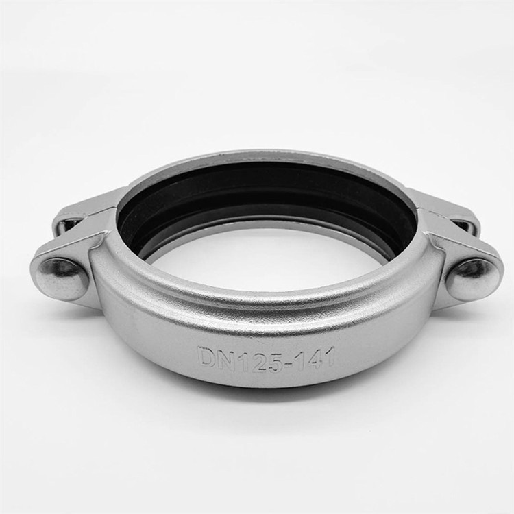 厂家供应拷贝林dn125-141 沟槽式卡箍 哈夫接头