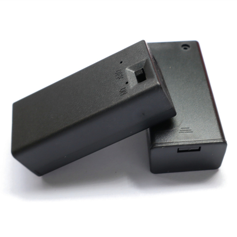 9v电池盒 6f22电池盒 9v带盖带开关电池盒