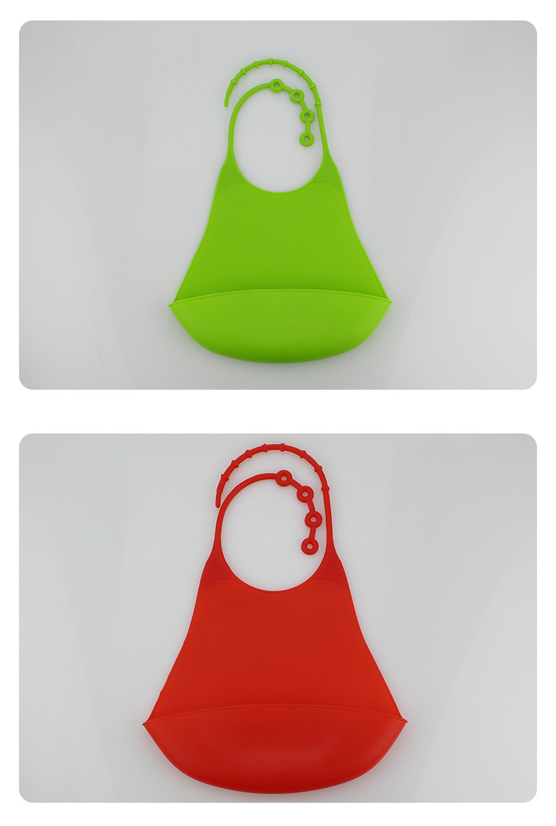 硅胶成人围嘴吃饭围兜大人饭兜老年人兜兜防水防油污口水兜大号