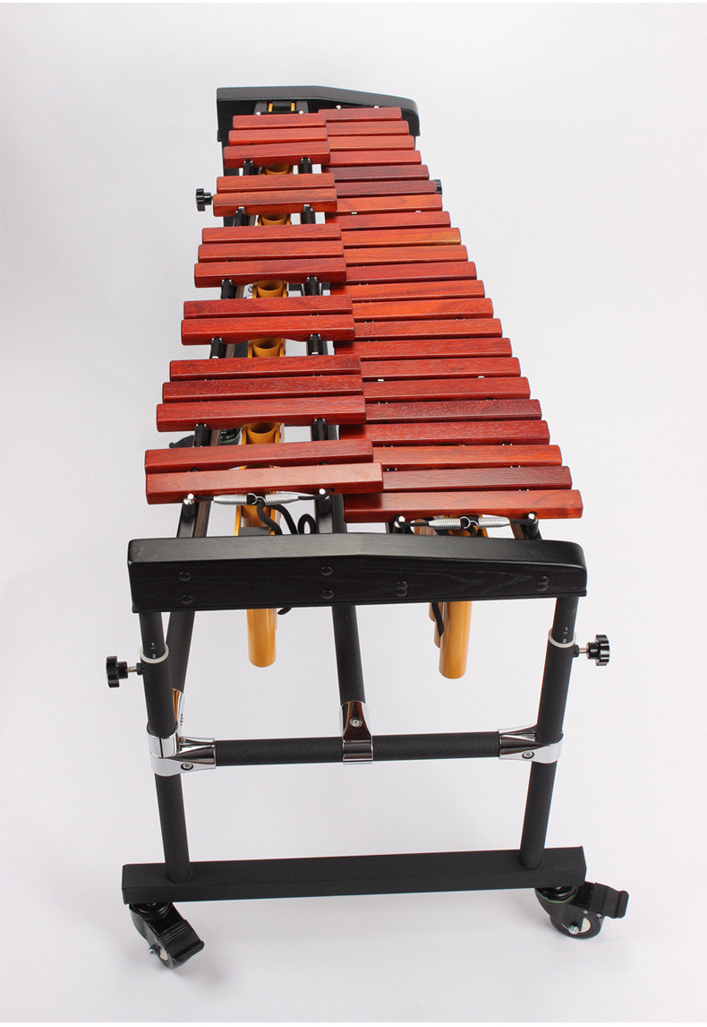 马林巴琴演奏级专业木琴打击乐器37键红木升降调节移动式家用教学