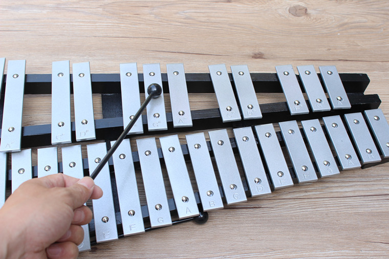 30音折叠铝板琴 奥尔夫打击乐器铝片敲琴 幼儿园早教教具儿童乐器