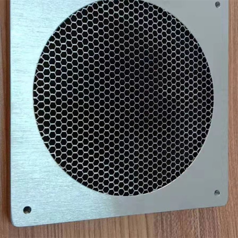 316l材质电磁屏蔽波导窗,通风板表面拉丝处理 (1),ru