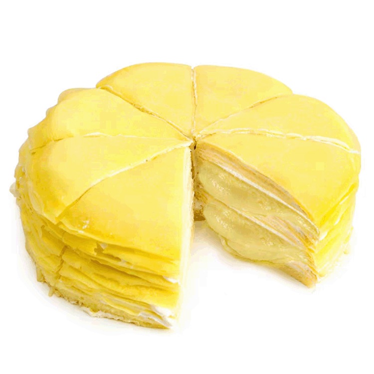 爆浆榴莲6寸千层蛋糕休闲零食甜点 网红下午茶爆浆千层 顺丰包邮