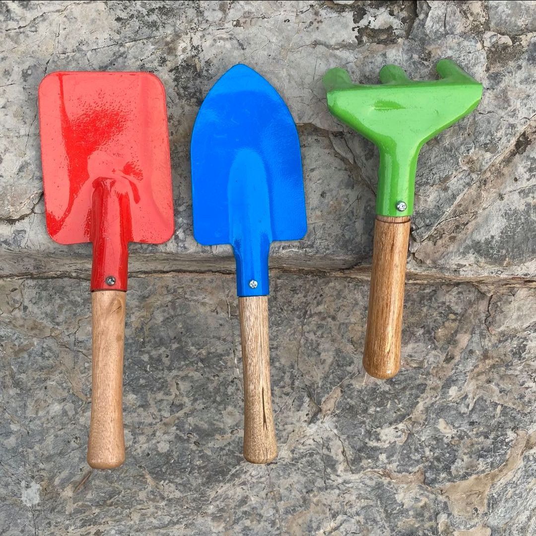 厂家直销迷你三件套小花铲 儿童种植小铲子 海边沙滩铲赶海铲子