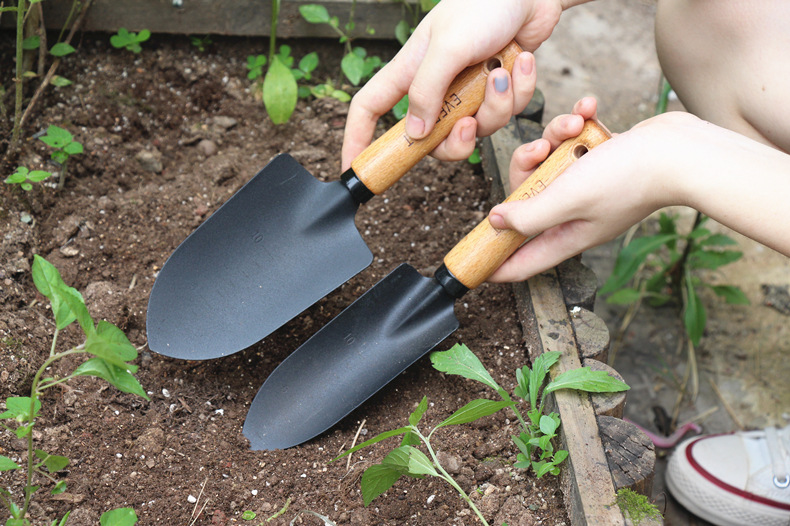 小铲子松土耙子种花工具套装多肉盆栽家用养花户外挖土锹园艺铁铲