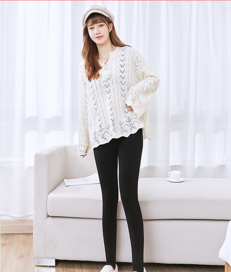 冬季新款600g东北特厚桑蚕丝保暖一体裤女加厚高腰外穿美腿打底裤