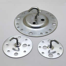 吊钩灯具配件天花板吊顶固定吸顶盘开口挂勾水晶灯吊灯挂板固定扣