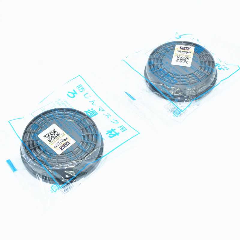 原装日本重松制作所面具过滤芯u2k口罩防尘滤芯u2k可水洗dr28面罩