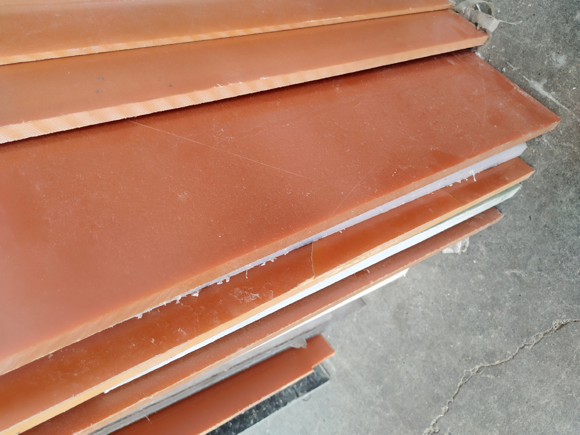 桔红电木板加工零切尺寸来图加工黑色绝缘板ab级铣槽钻孔打孔