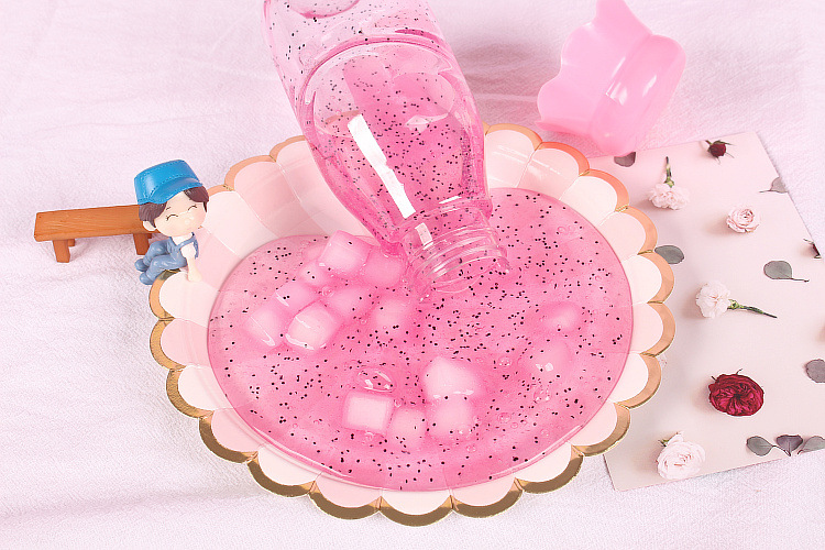 起泡胶 m胶越玩越大起泡泥水晶减解压泥气泡胶抖音玩具花朵瓶