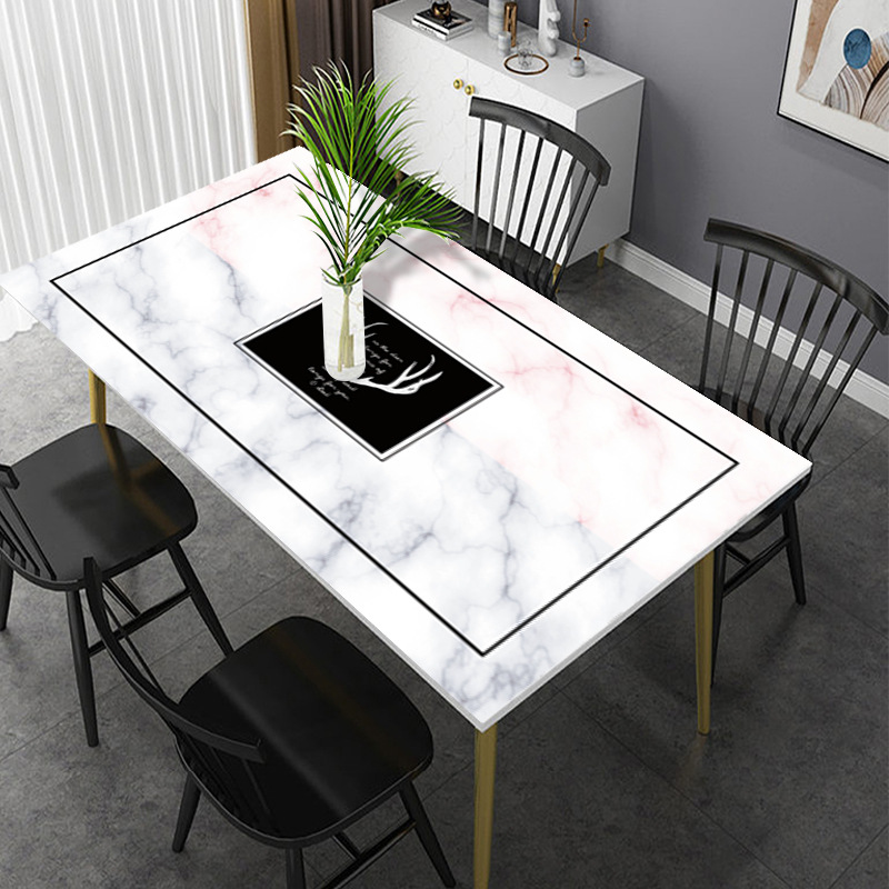 简约皮革西餐垫北欧pu免洗餐垫轻奢皮革桌布餐桌垫家用茶几垫