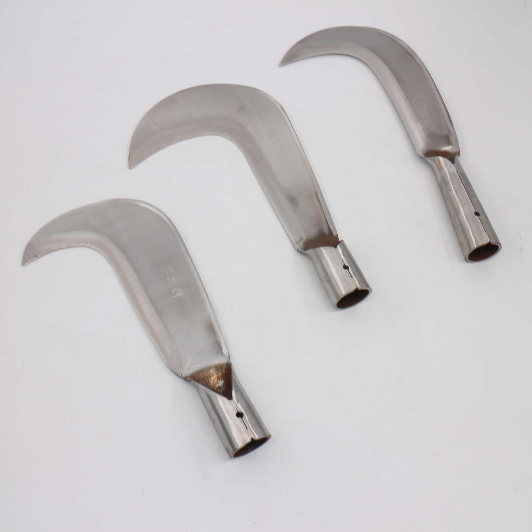 厂家直销铬钢小镰刀短柄柴刀农用甘蔗刀户外钓鱼修枝野外开路刀