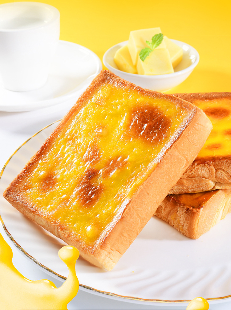 凡秀色岩烧芝士吐司面包400g整箱