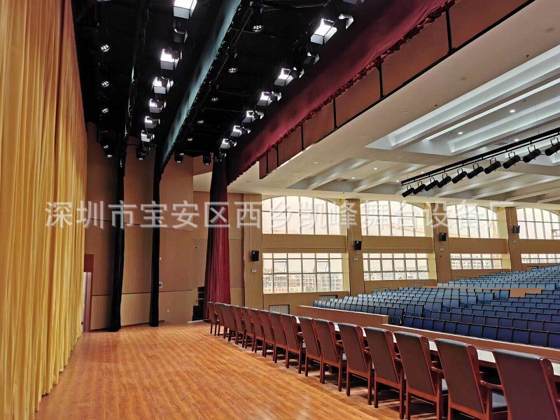 厂家供应舞台机械吊杆 舞台对开阻燃大幕 电动升降舞台吊杆