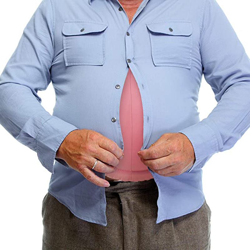 现货pvc充气圣诞老人大肚子 cosplay派对道具 孕妇假肚子肚皮玩具