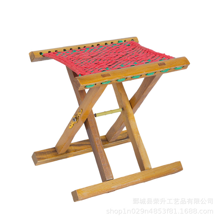 Locust Wood Maza Wholesale Outdoor Portable Stool Fishing Stool Portable Camp Chair Factory Supply