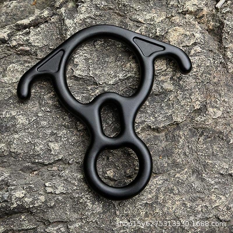 牛角八字环空中瑜伽单点旋转吊床活力带配件高空缓降下降器装备