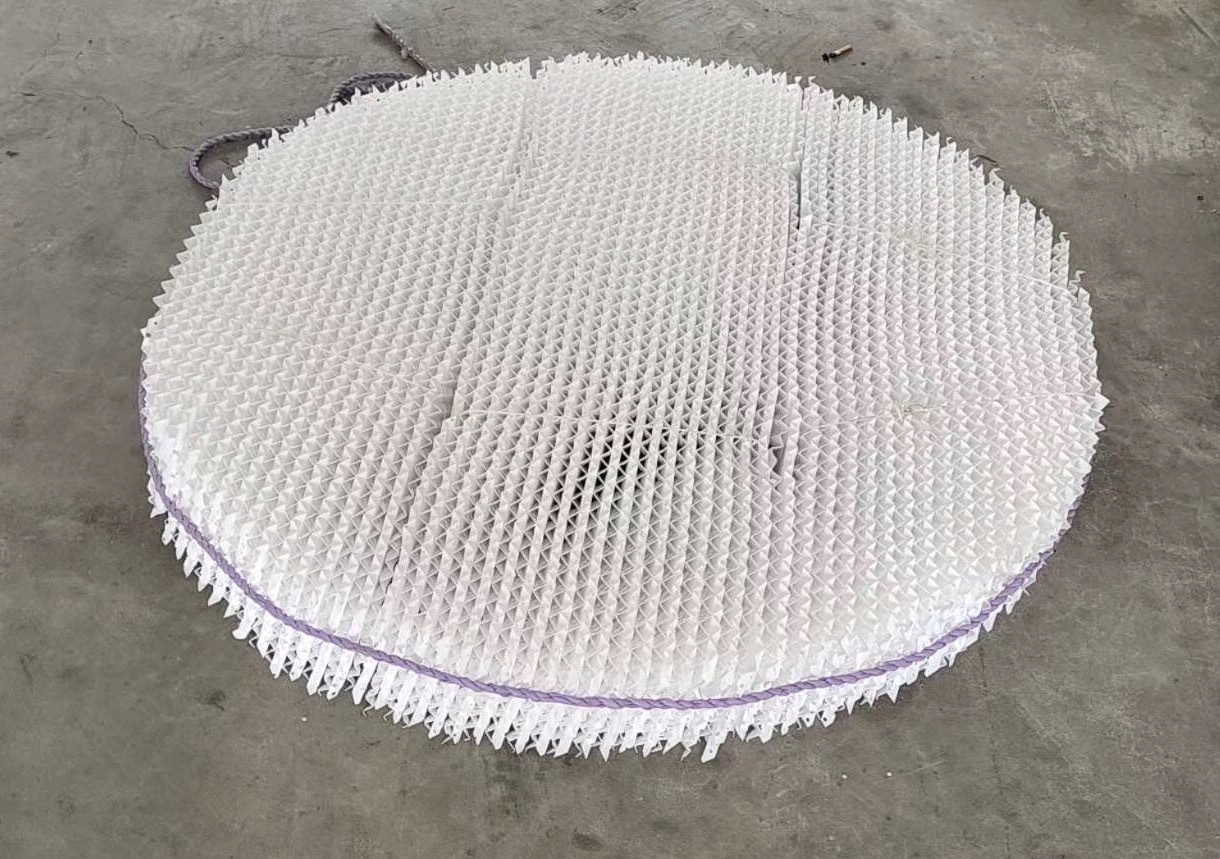 萍乡金丰供应聚四氟ptfe规整填料四氟孔板波纹填料(125y型)