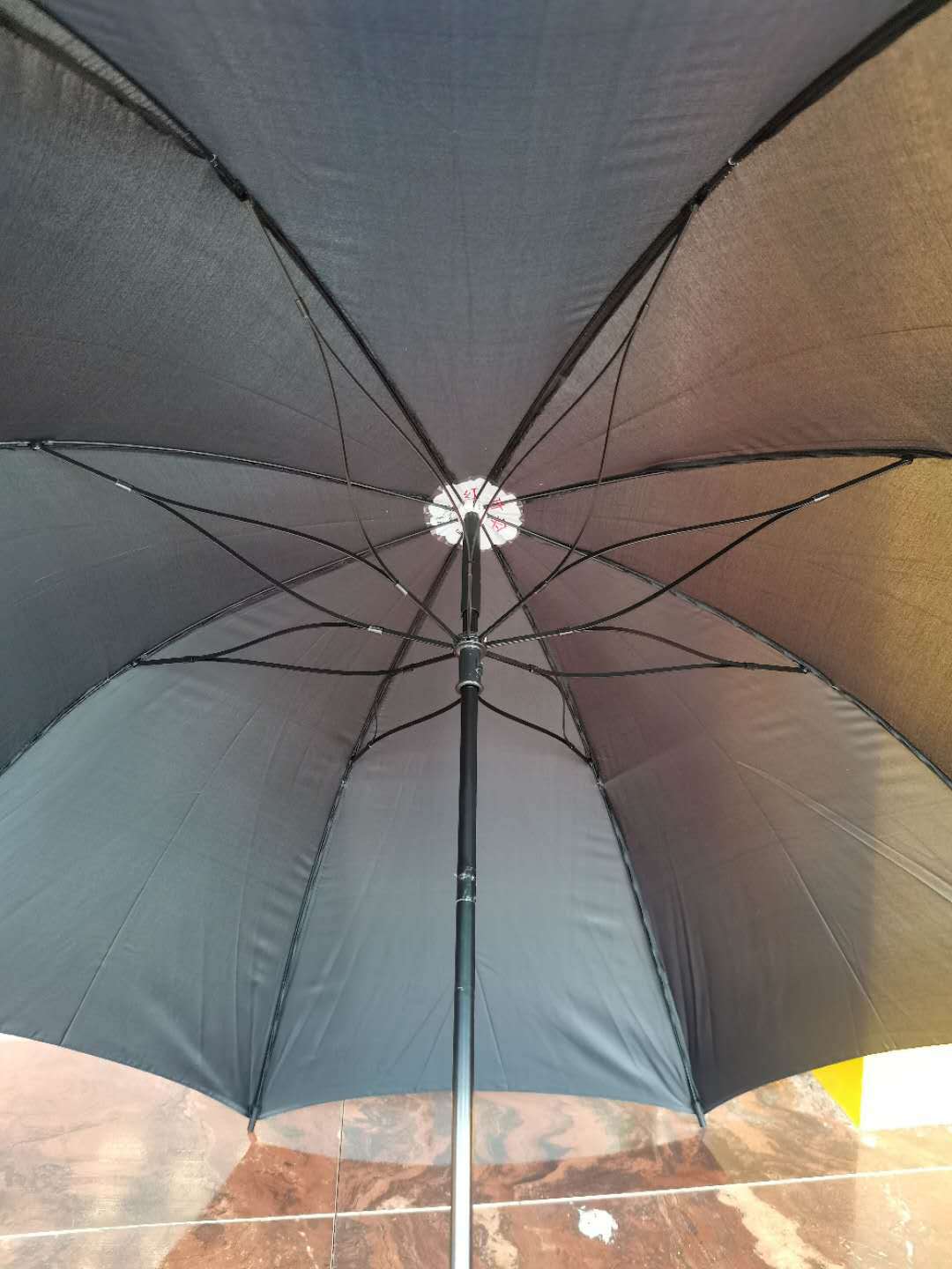 红叶雨伞定制logo广告伞晴雨两用大号商务黑色长柄直把伞