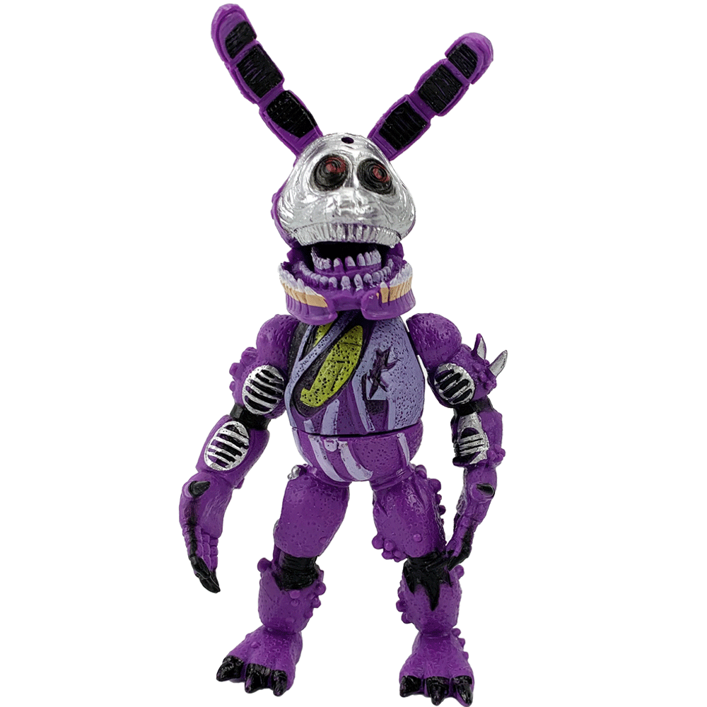 5寸玩具熊的午夜后宫手办公仔带3灯 6款混装