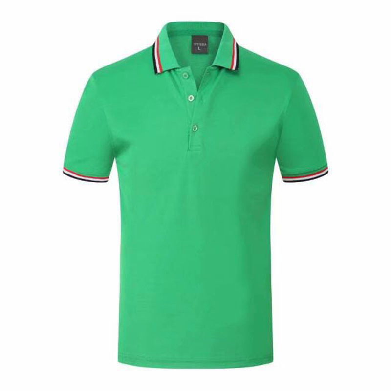 地摊货源 多边领速干t恤定制polo衫 短袖男女文化广告衫聚会服