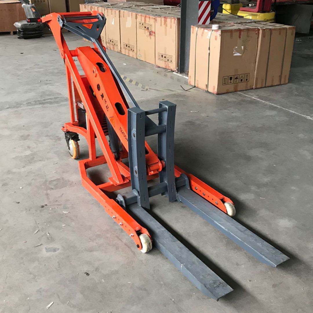厂家直小型电动叉车液压升降搬运车便携式手推仓库堆高装卸车