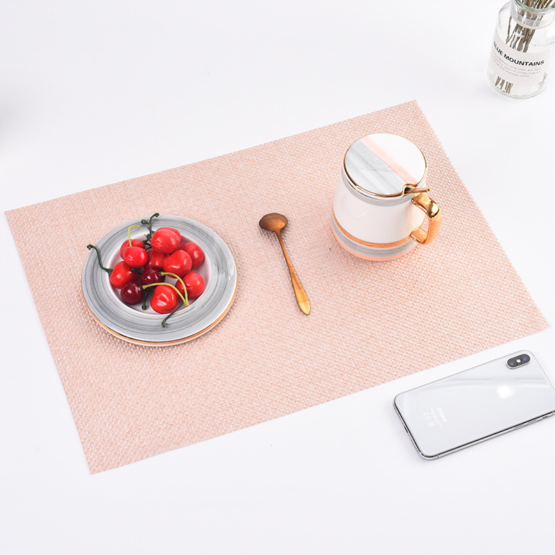 pp餐垫pvc日式欧式桌垫可水洗隔热垫西餐垫盘垫碗垫杯垫厂家批发