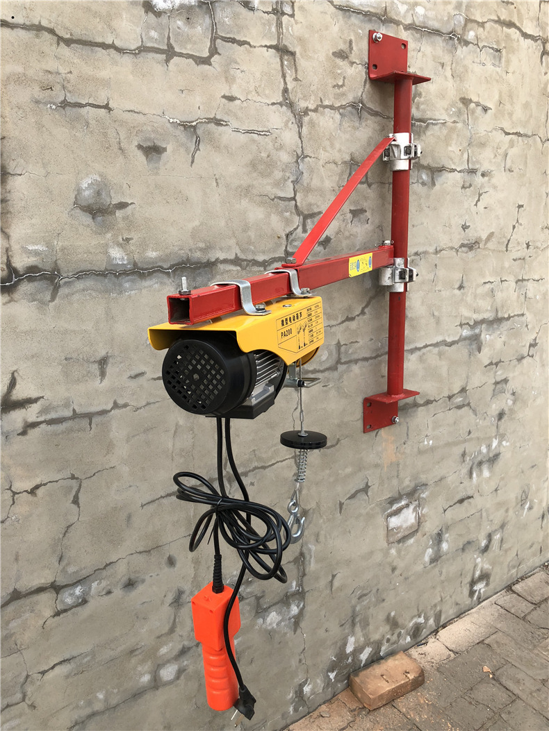 厂家供应 电动葫芦支架室内外小吊机家用墙壁支架180°旋转单立柱