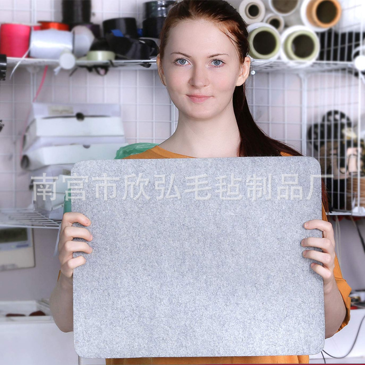 Gray Wool Ironing Felt 17*24 Inches Clothing Mat Felt Ironing Board Felt Pad Professional Customization