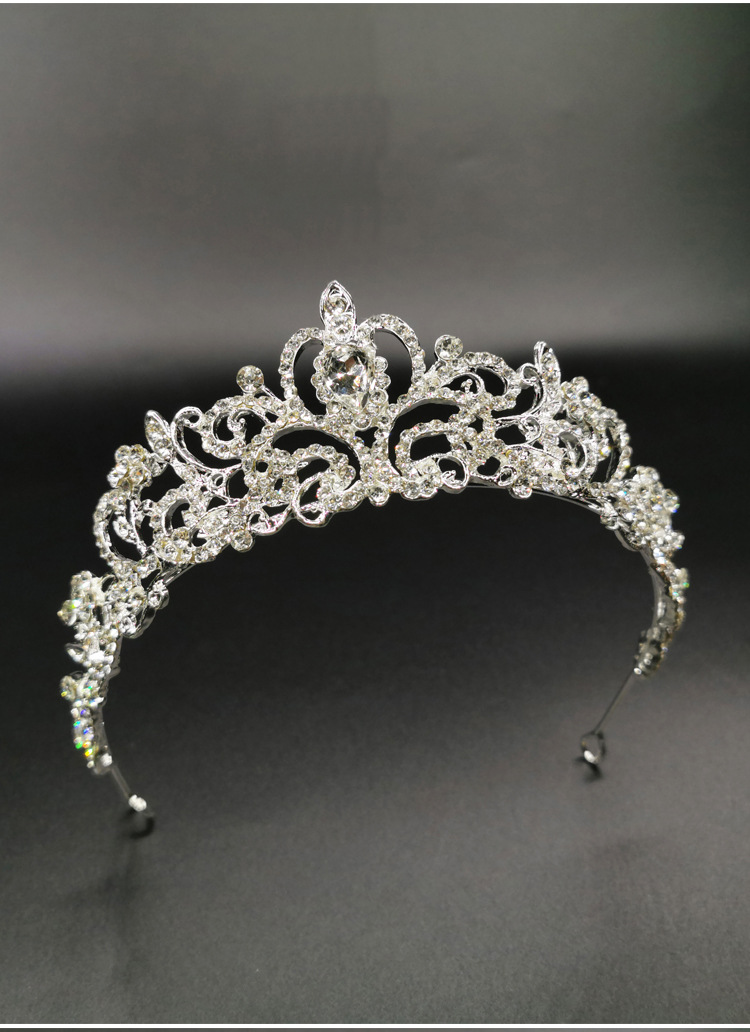 cq新娘皇冠欧美复古水大王冠头饰发饰配饰饰品皇冠跨境热款批发
