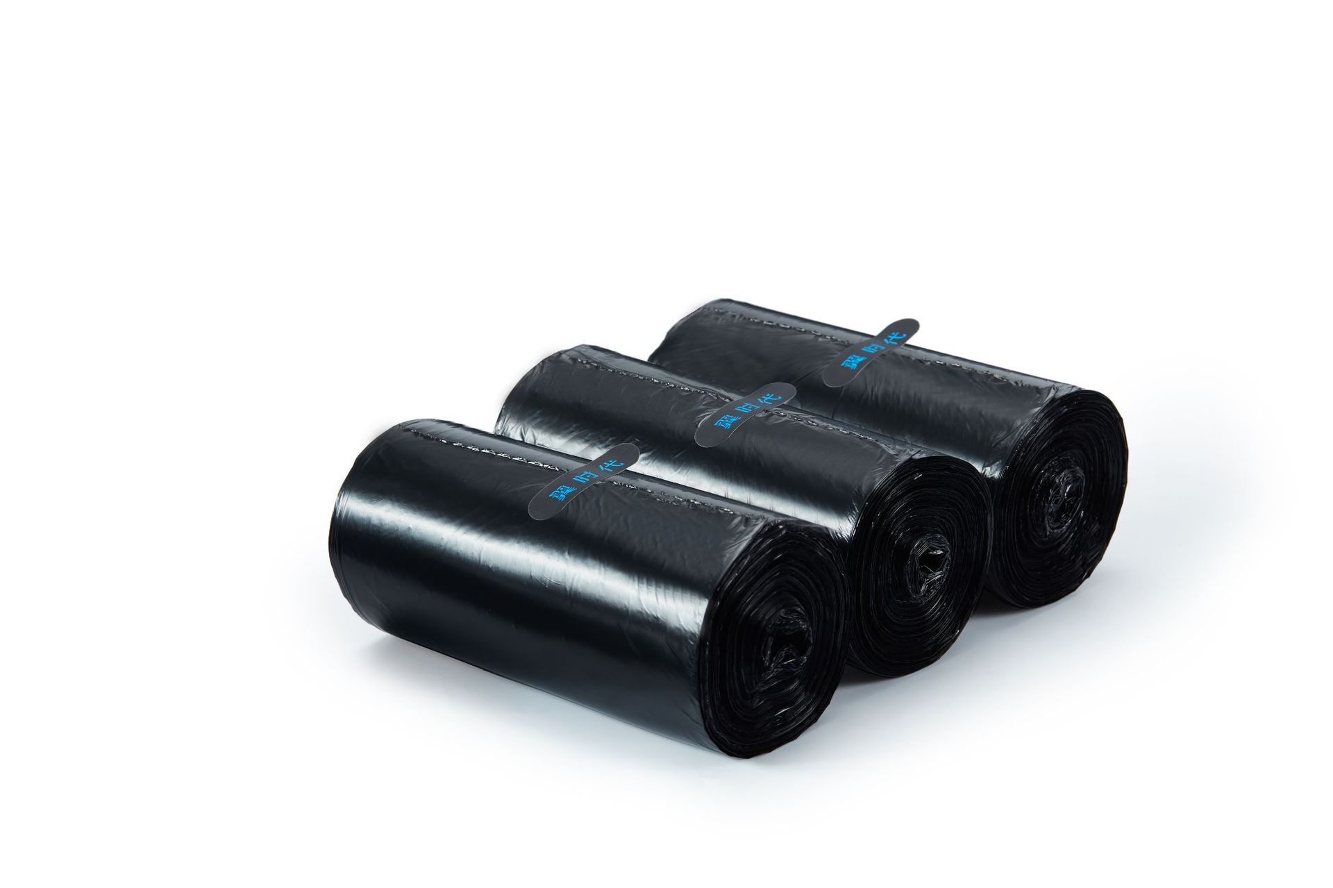 大号黑色加厚手提连卷垃圾袋 酒店家用分类背心式塑料袋厂家批发