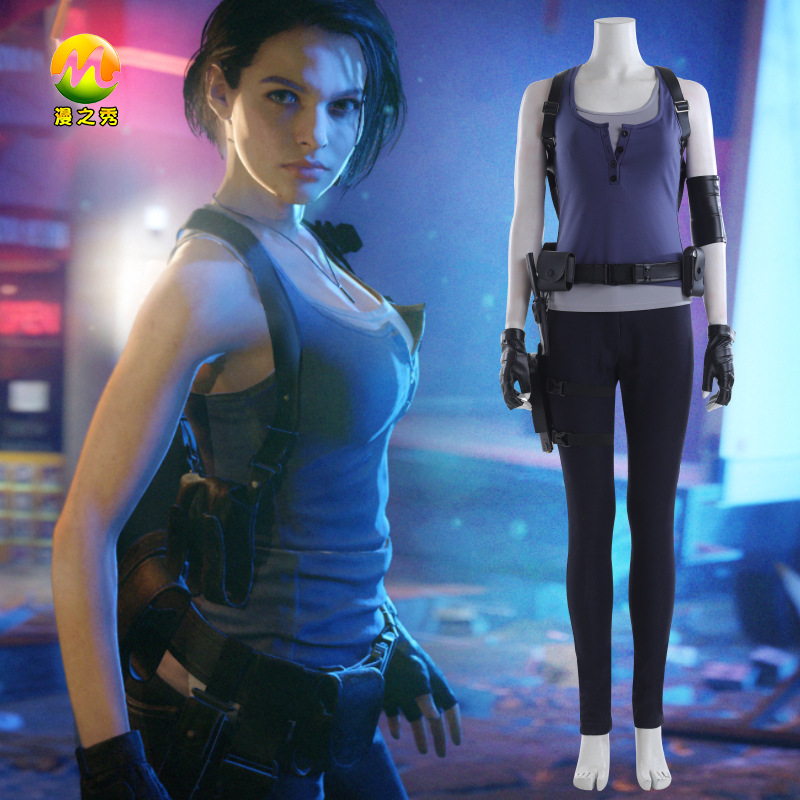 漫之秀女生化危机3重制版吉尔同款cos衣服全套女紧身cosplay服装
