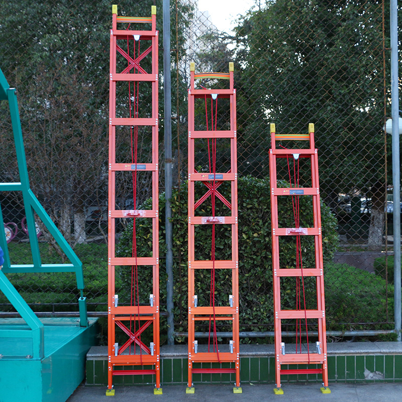 多功能单升降梯 便携式伸缩梯子工程单侧爬梯折叠梯工地工厂用梯