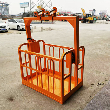 现货供应吊车吊蓝 升降式高空作业吊篮 园林高空吊框吊笼