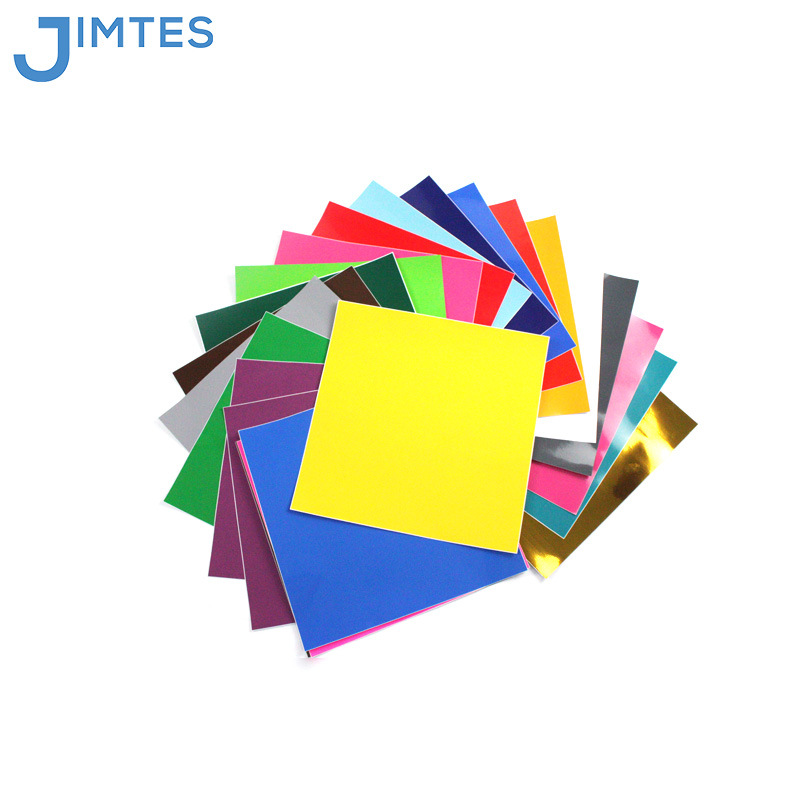 pvc不干胶彩色即时贴刻字贴自粘背胶防水防潮片装加厚墙贴纸壁纸