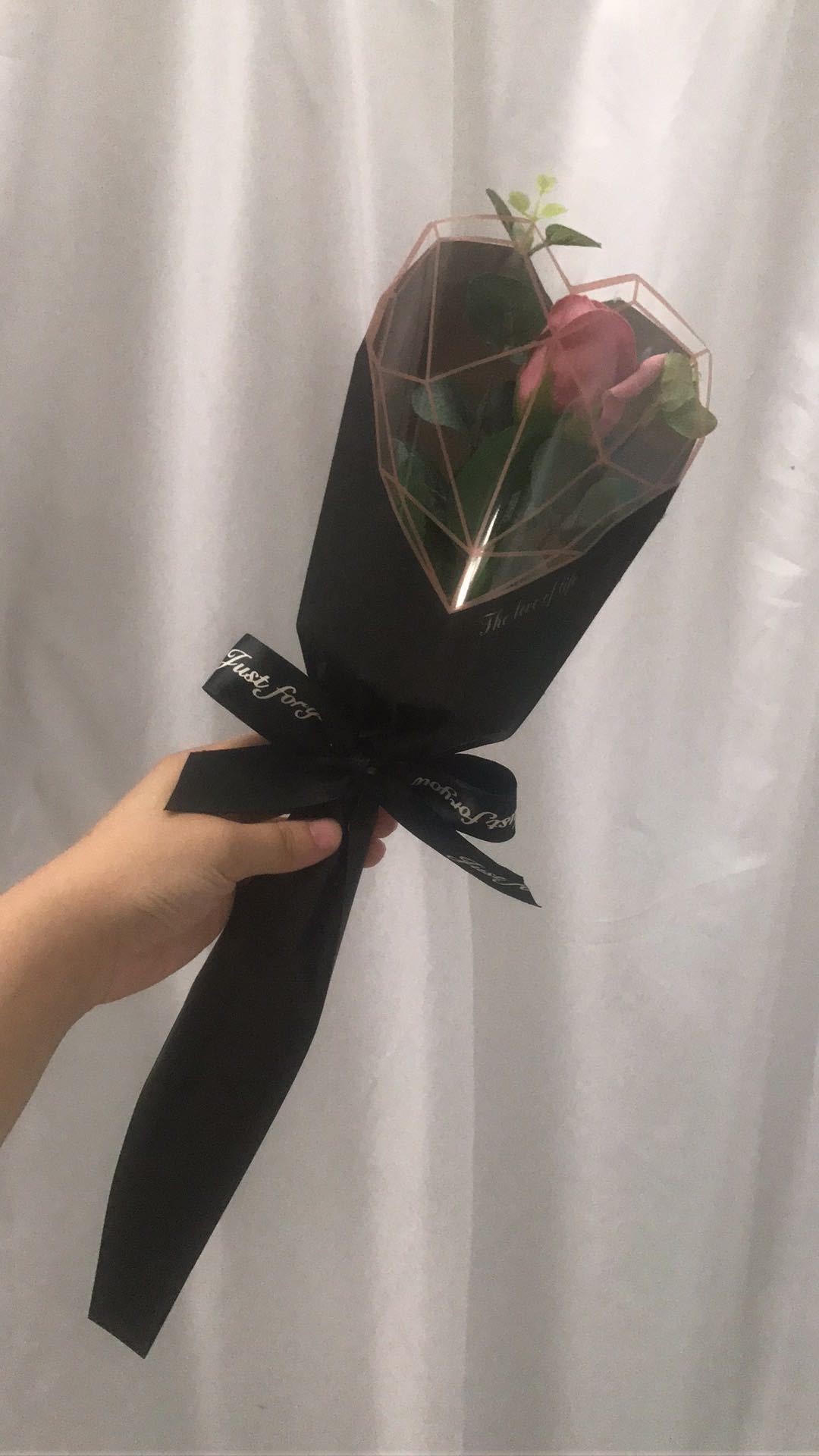 【成品】ins风香皂花七夕单支玫瑰花束情人节生日礼物表白香皂花